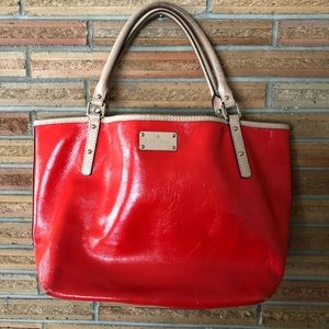 Kate Spade Sophie patent leather tote bag AUTH!